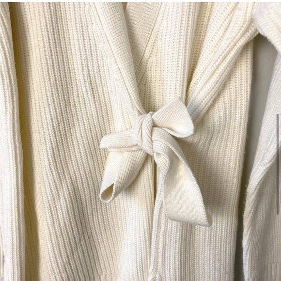 Rails Nora Cardigan Wrap Sweater Tie Waist Merino Wool Blend Cashmere Size Large - Picture 5 of 12